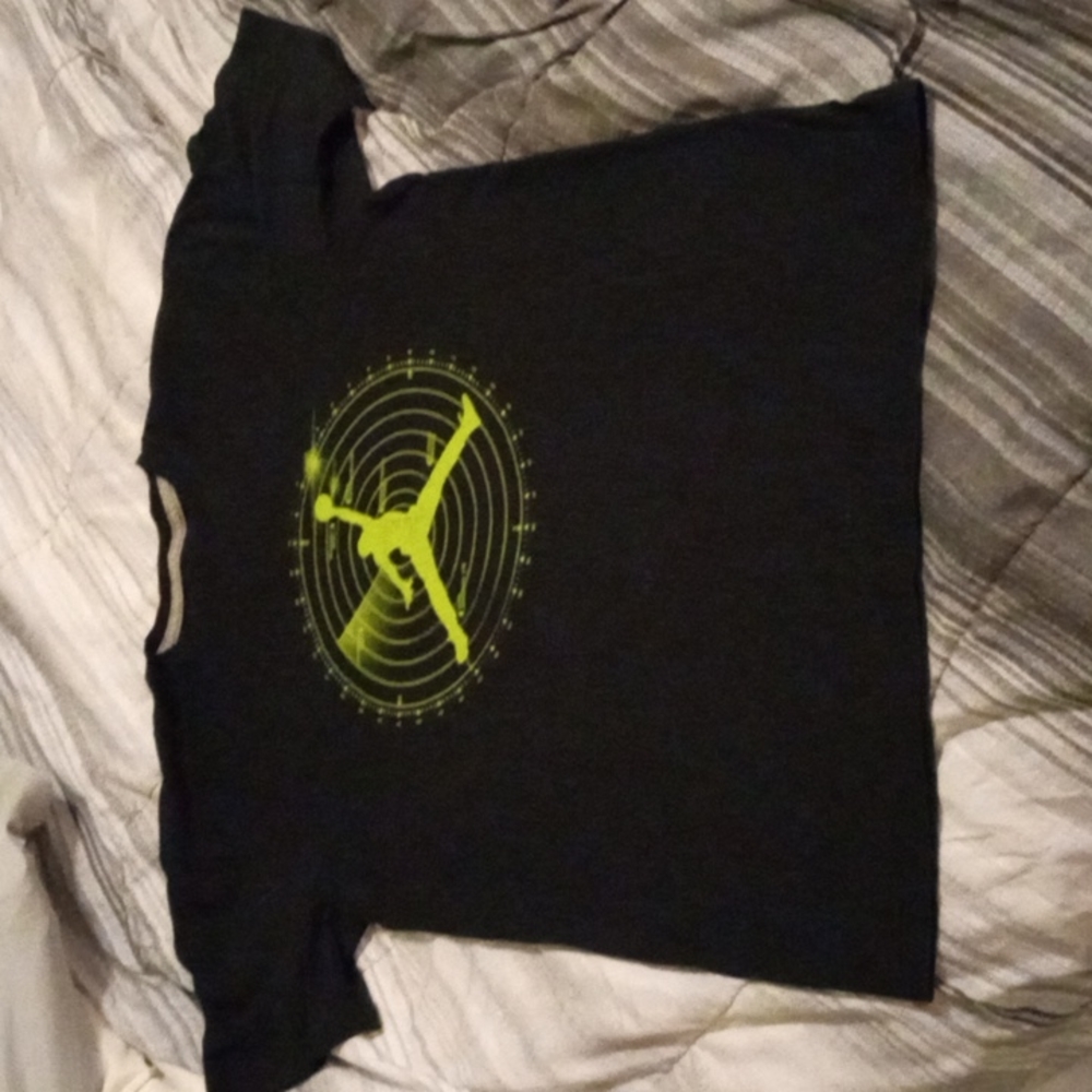 Mens black air Jordan tee